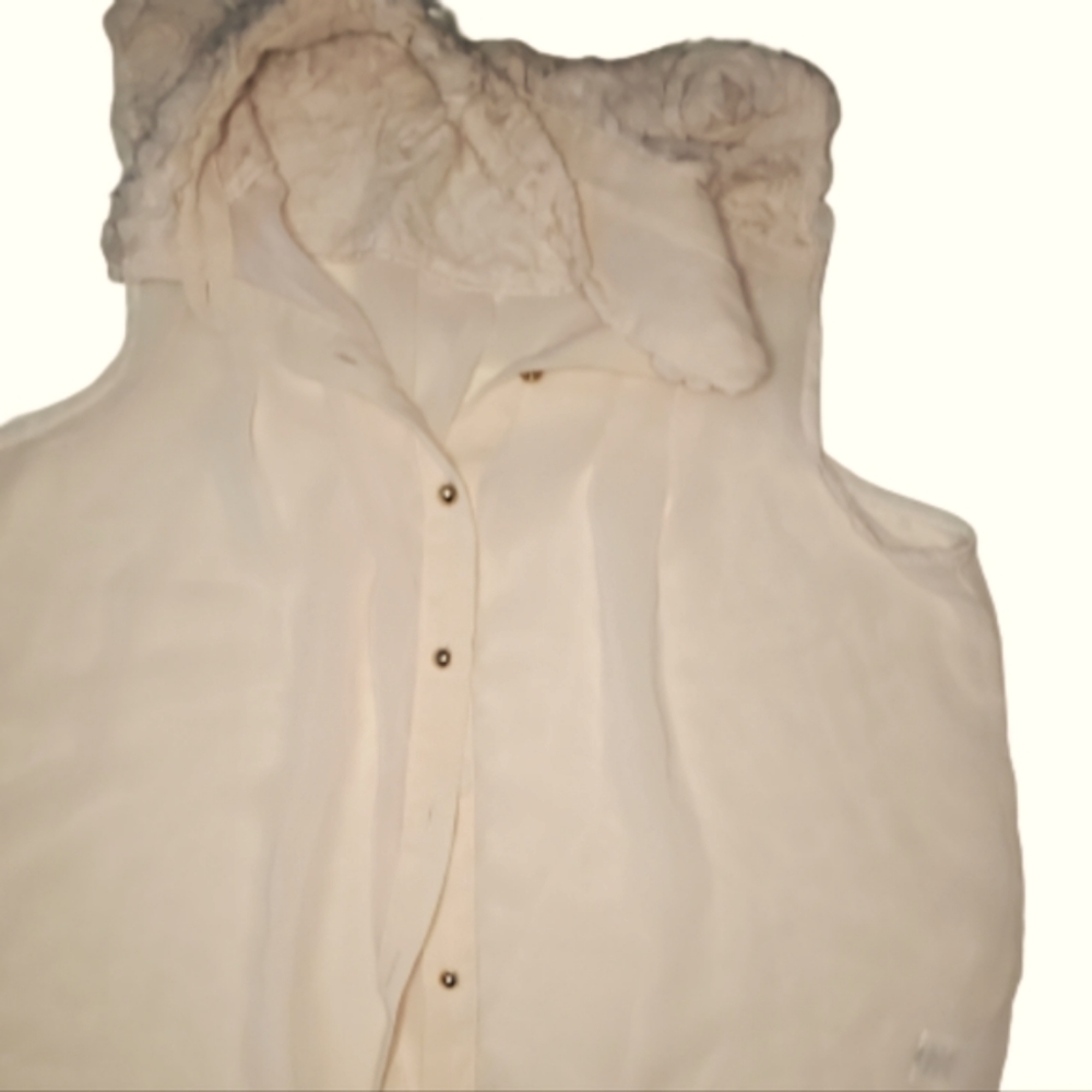 Highest Classy Sheer Sleeveless Shirt